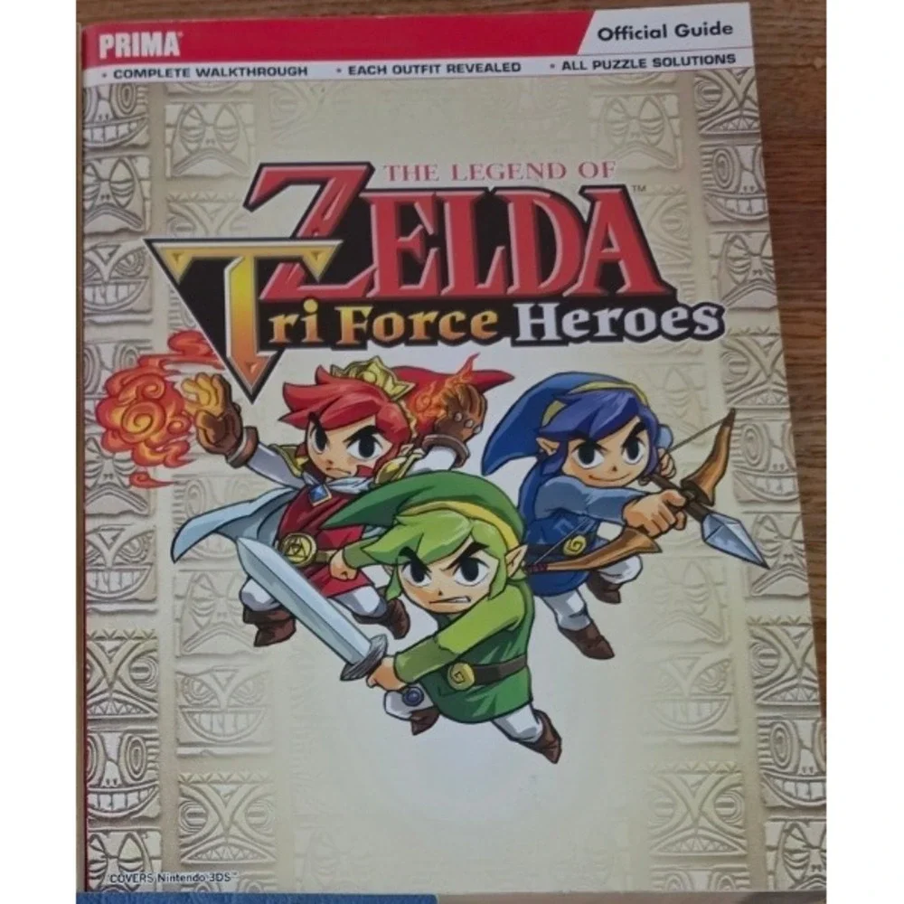 Legend of Zelda Strategy Guide Lot Skyward Sword Tri Force Heroes Big Book Zelda